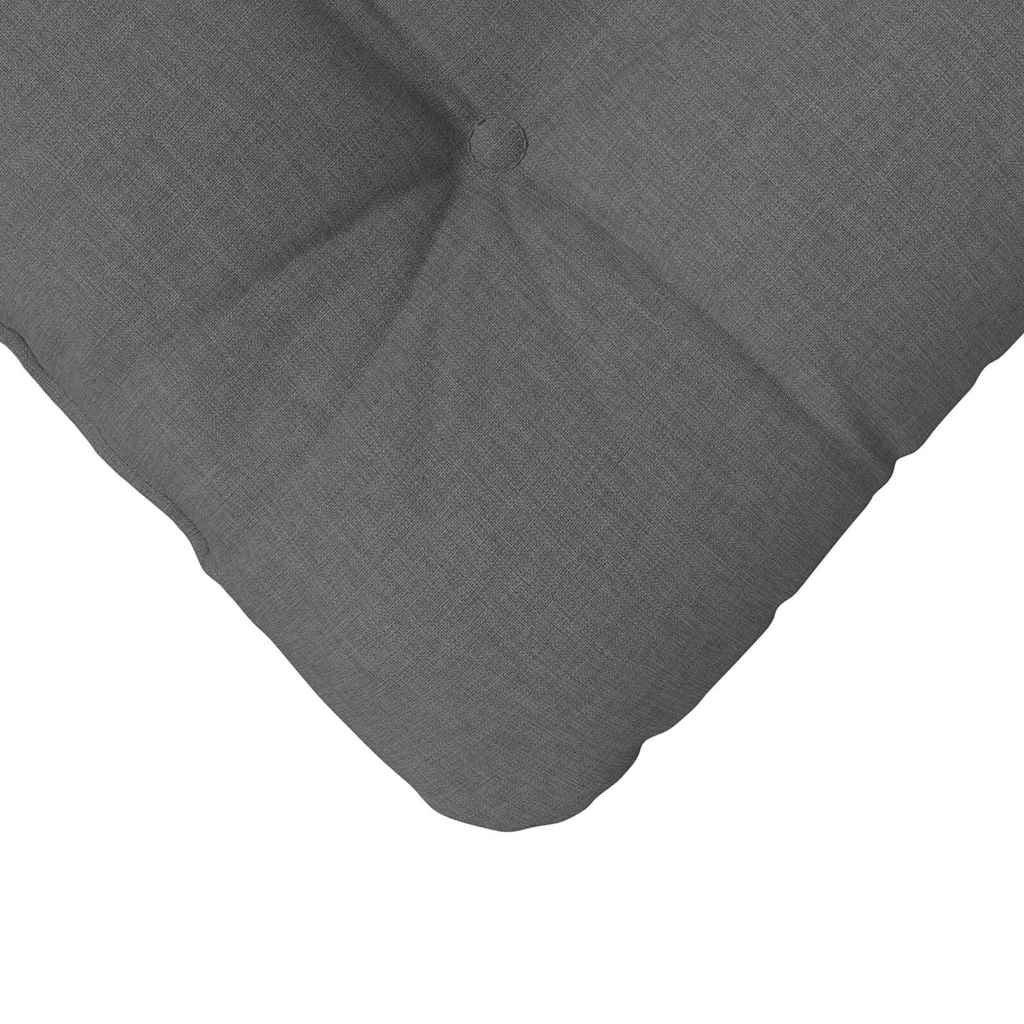 Cuscini per Seduta 4 pcs Grigio scuro 40 x 40 x 12 cm Tessuto | homemem39