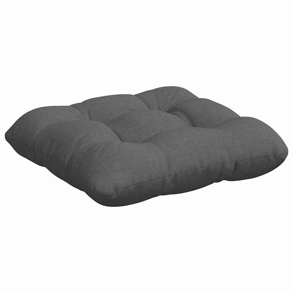 Cuscini per Seduta 4 pcs Grigio scuro 40 x 40 x 12 cm Tessuto | homemem39