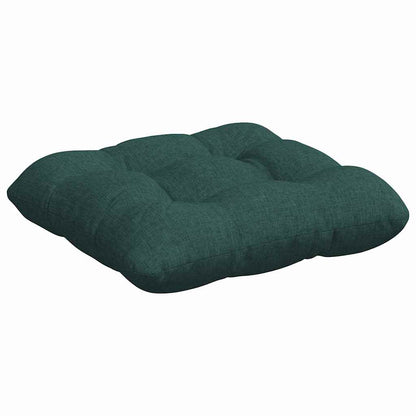 Cuscini per Seduta 4 pcs Verde Scuro 40 x 40 x 12 cm Tessuto