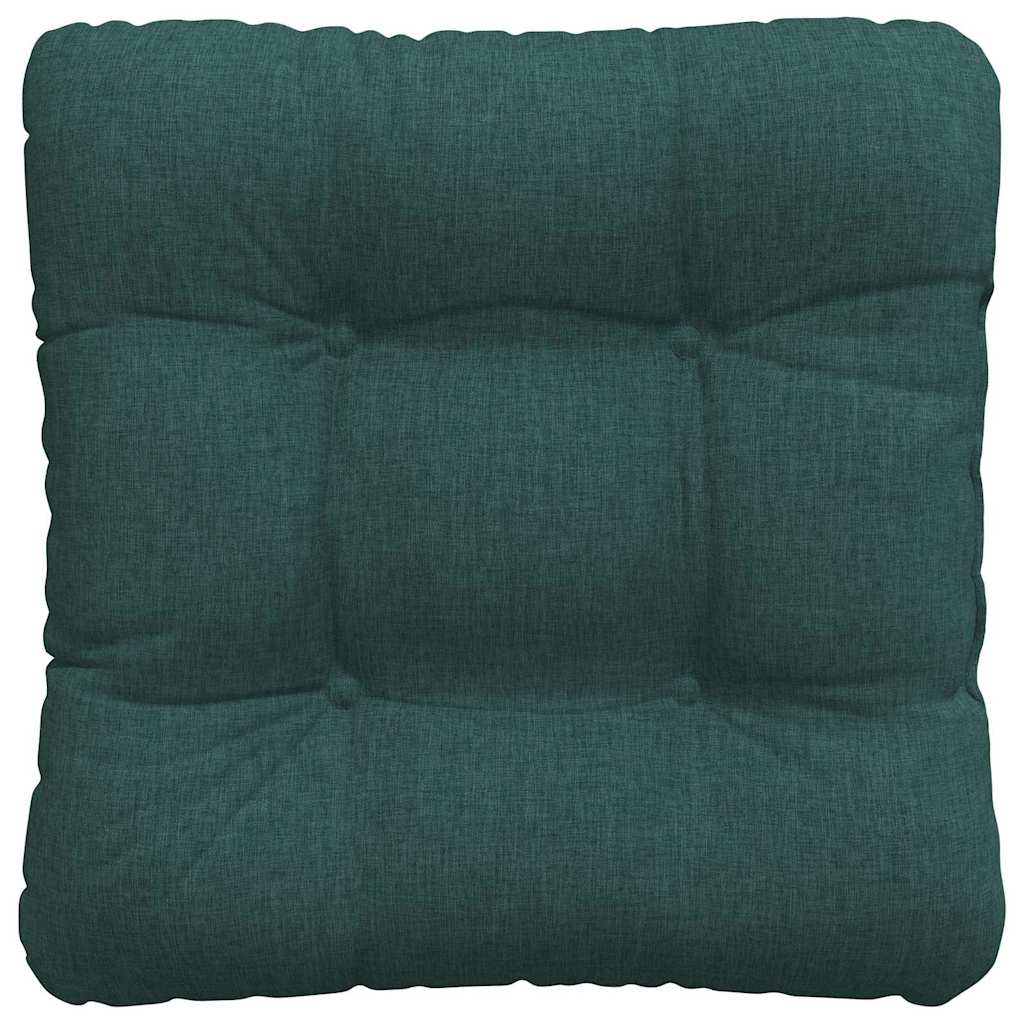 Cuscini per Seduta 4 pcs Verde Scuro 40 x 40 x 12 cm Tessuto | homemem39