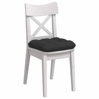 Cuscini per Seduta 4 pcs Nero 40 x 40 cm Tessuto in Microfibra | homemem39