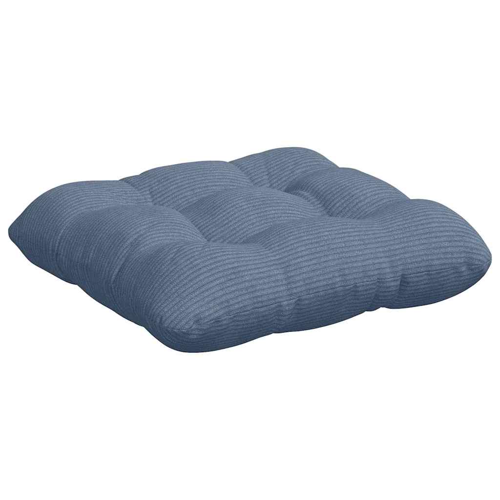 Cuscini per Seduta 4 pcs Blu 40 x 40 cm Tessuto in Cords | homemem39