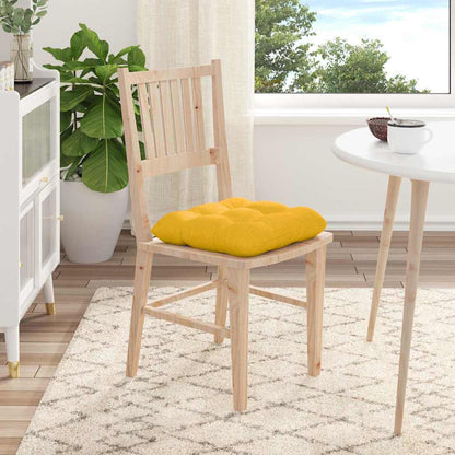 Cuscini per Seduta 4 pcs Giallo Chiaro 40 x 40 cm | homemem39