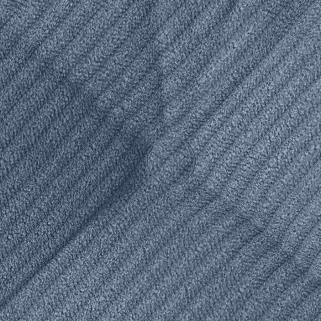Cuscini per Seduta 4 pcs Blu 45 x 45 cm Tessuto in Cords