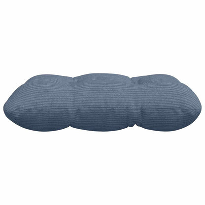 Cuscini per Seduta 4 pcs Blu 45 x 45 cm Tessuto in Cords