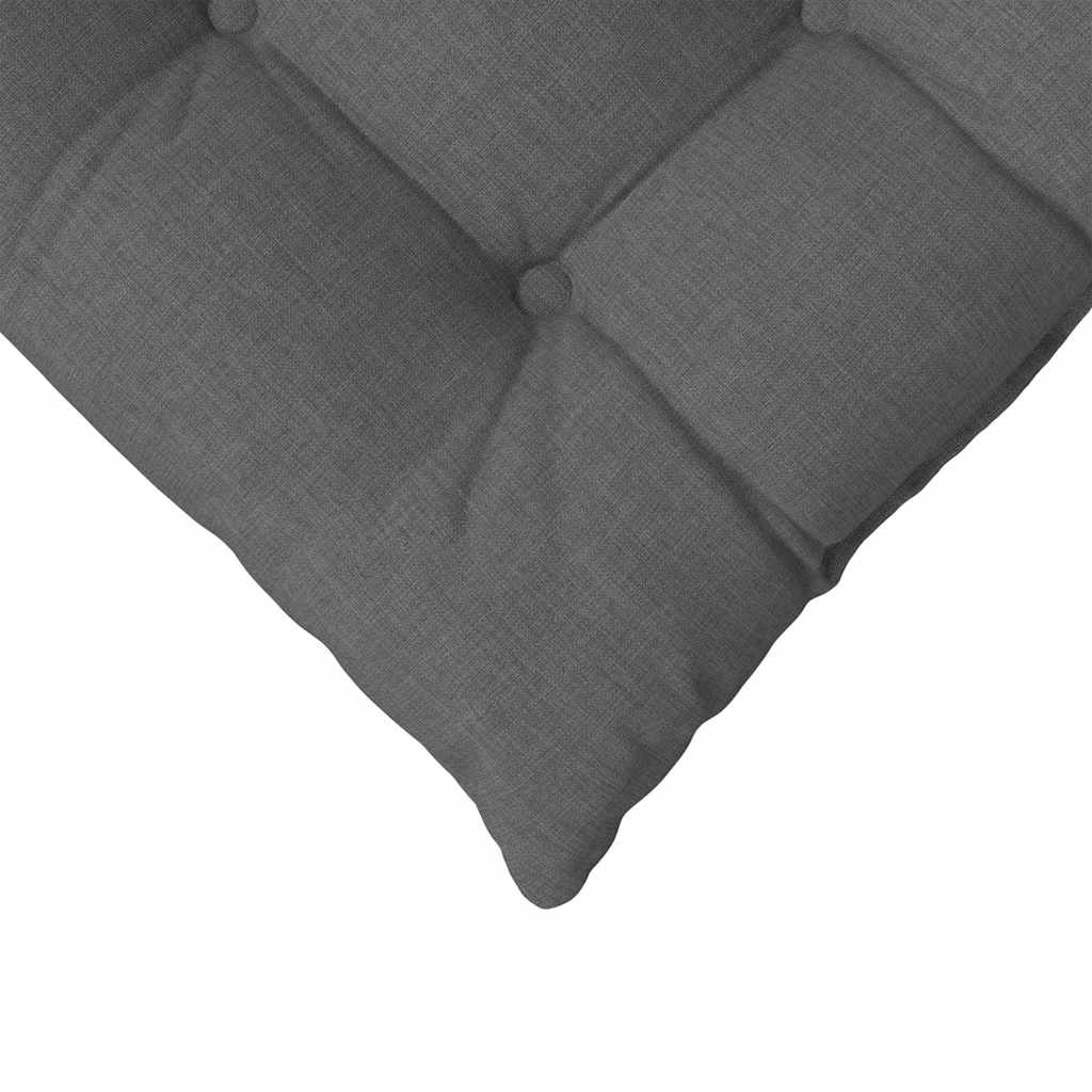 Cuscini per Seduta 4 pcs Grigio scuro 40 x 40 x 6 cm Tessuto | homemem39