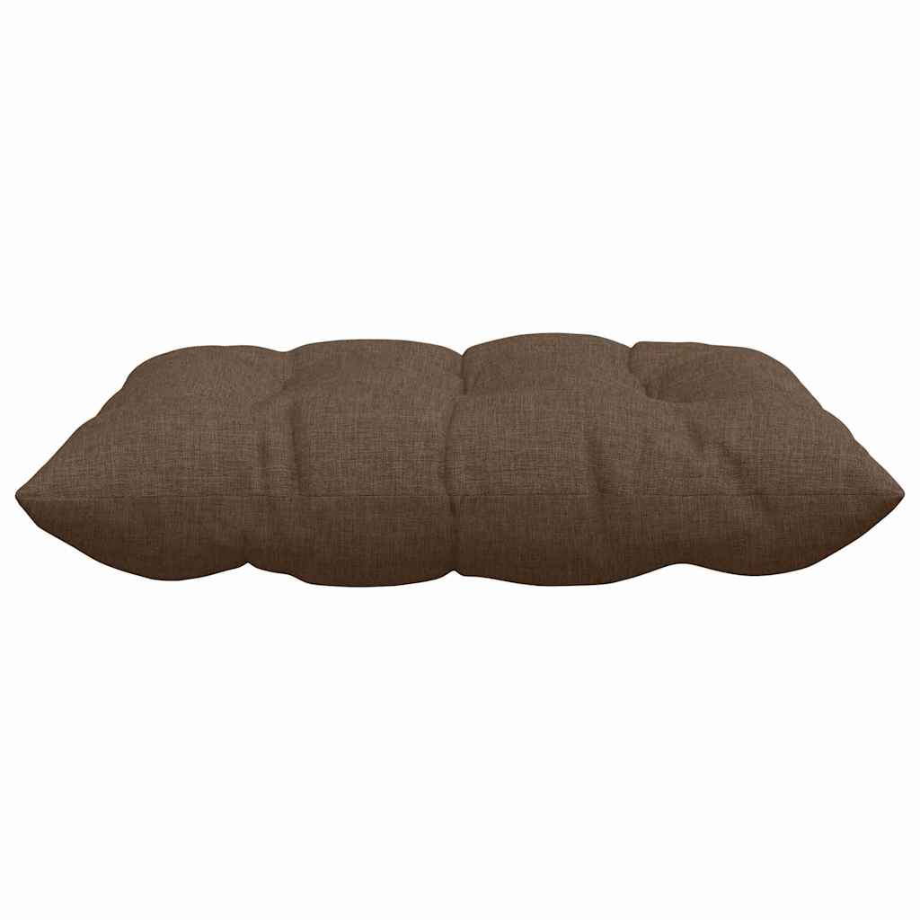 Cuscini per Seduta 4 pcs Marrone 40 x 40 x 6 cm Tessuto | homemem39