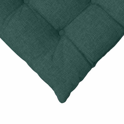 Cuscini per Seduta 4 pcs Verde Scuro 40 x 40 x 6 cm Tessuto | homemem39