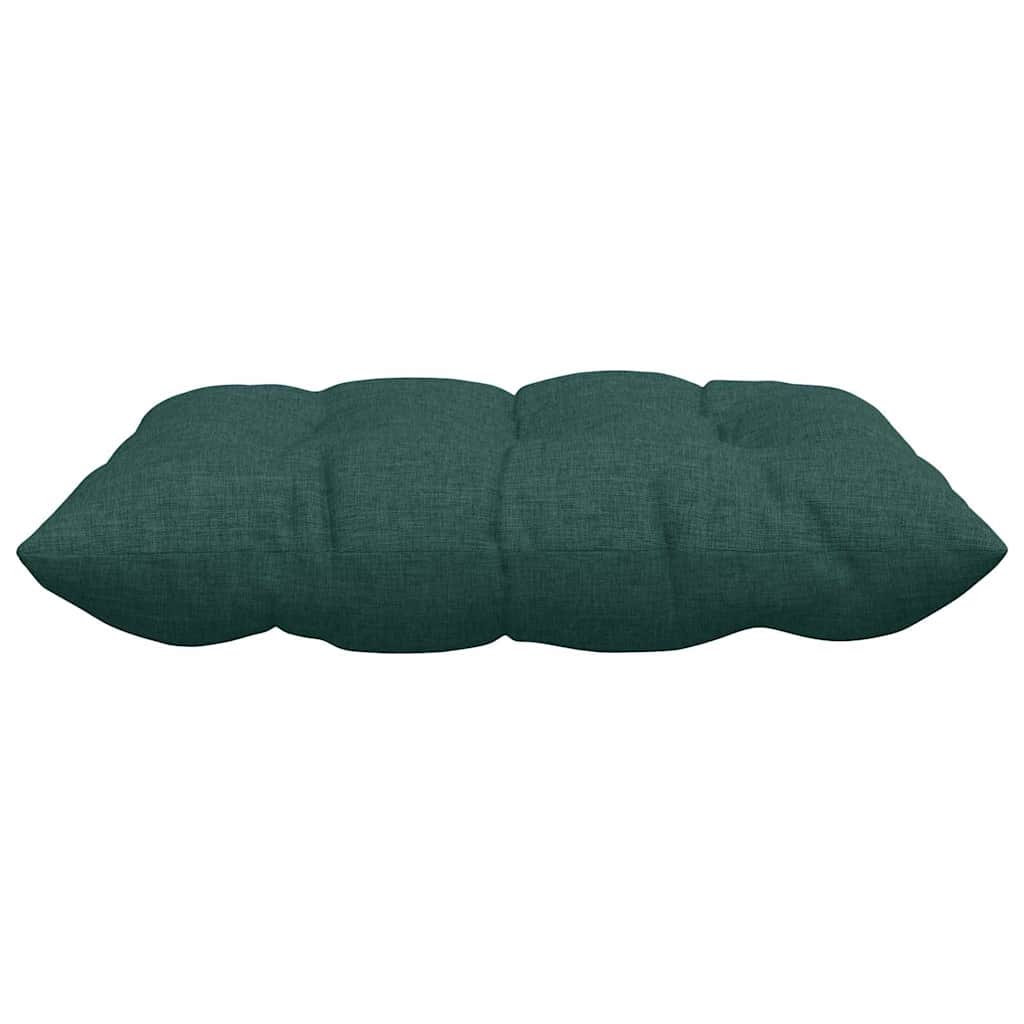 Cuscini per Seduta 4 pcs Verde Scuro 40 x 40 x 6 cm Tessuto | homemem39