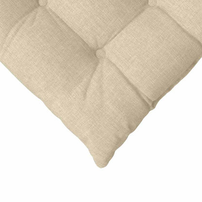 Cuscini per Seduta 4 pcs Crema 40 x 40 x 6 cm Tessuto | homemem39