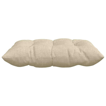 Cuscini per Seduta 4 pcs Crema 40 x 40 x 6 cm Tessuto