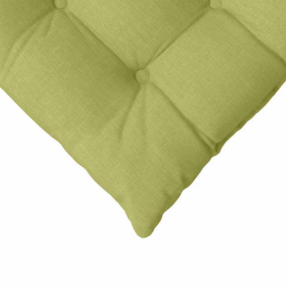 Cuscini per Seduta 4 pcs Verde chiaro 40 x 40 x 6 cm Tessuto | homemem39