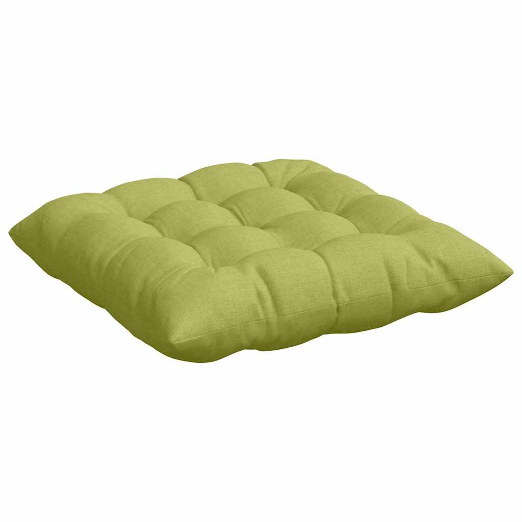 Cuscini per Seduta 4 pcs Verde chiaro 40 x 40 x 6 cm Tessuto | homemem39