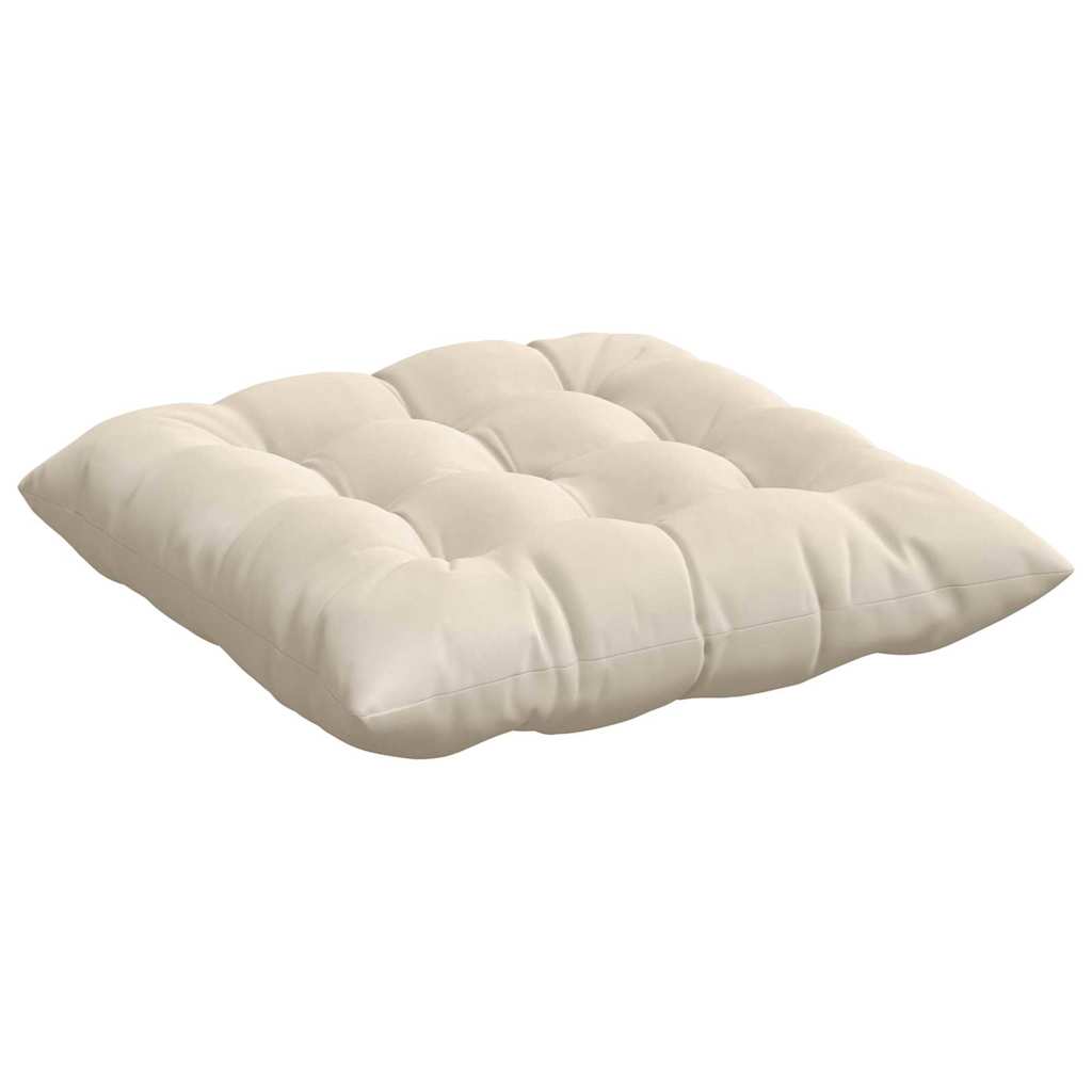 Cuscini per Seduta 4 pcs Beige 40 x 40 x 6 cm Microfibra