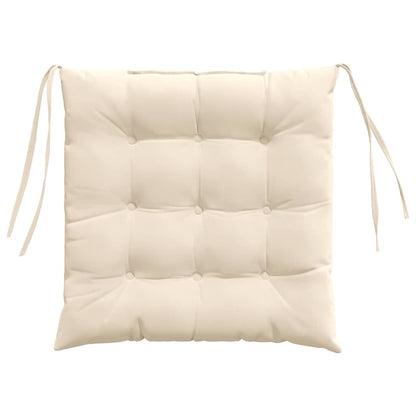 Cuscini per Seduta 4 pcs Beige 40 x 40 x 6 cm Microfibra | homemem39