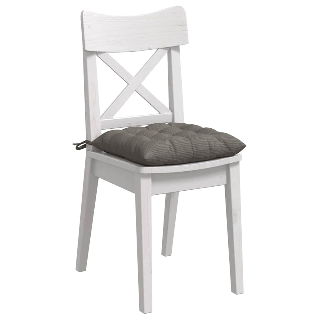 Cuscini per Seduta 4 pcs Grigio chiaro 40 x 40 x 6 cm