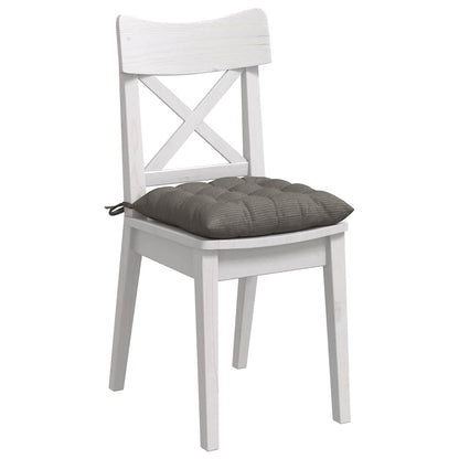 Cuscini per Seduta 4 pcs Grigio chiaro 40 x 40 x 6 cm
