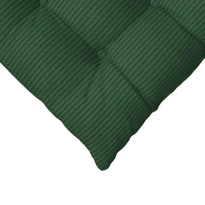 Cuscini per Seduta 4 pcs Verde Scuro 40 x 40 x 6 cm | homemem39