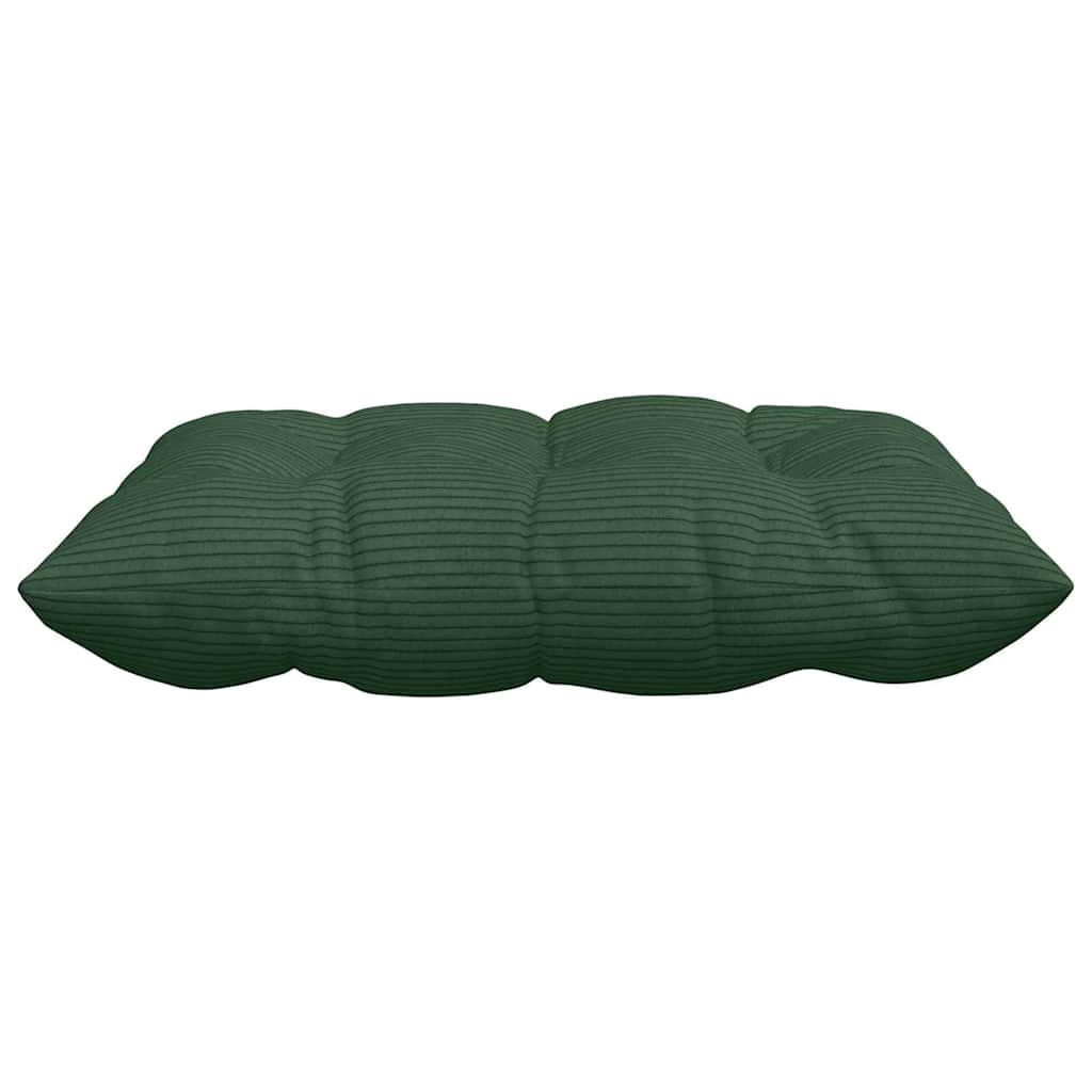 Cuscini per Seduta 4 pcs Verde Scuro 40 x 40 x 6 cm | homemem39
