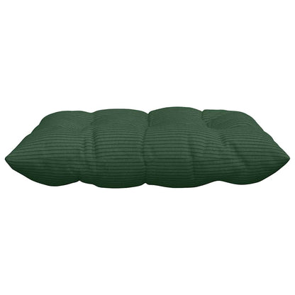 Cuscini per Seduta 4 pcs Verde Scuro 40 x 40 x 6 cm | homemem39