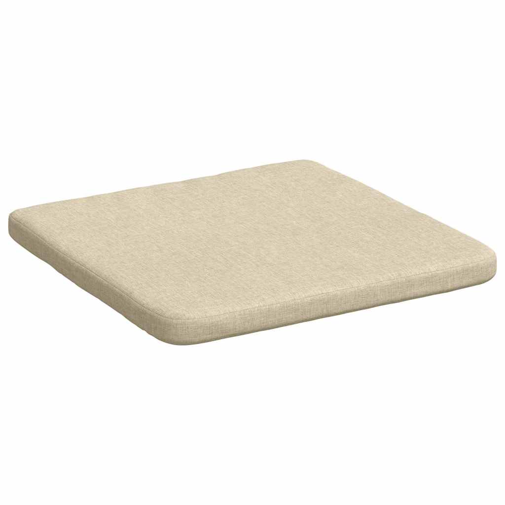 Cuscini per Seduta 4 pcs Crema 40 x 40 x 3 cm Tessuto | homemem39