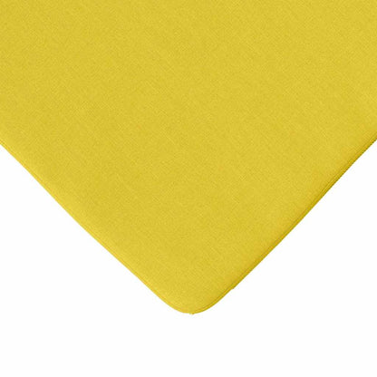 Cuscini per Seduta 4 pcs Giallo Chiaro 40 x 40 x 3 cm Tessuto | homemem39
