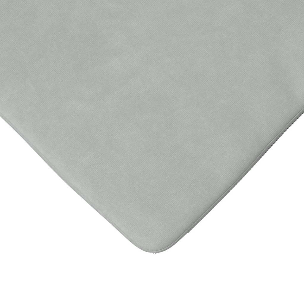 Cuscini per Seduta 4 pcs Grigio chiaro 40 x 40 x 3 cm Velluto | homemem39