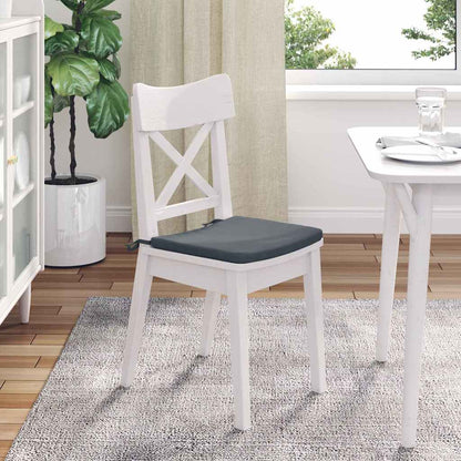 Cuscini per Seduta 4 pcs Grigio scuro 40 x 40 x 3 cm Velluto