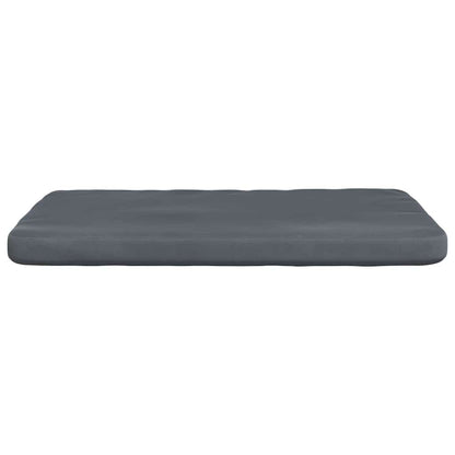 Cuscini per Seduta 4 pcs Grigio scuro 40 x 40 x 3 cm Velluto
