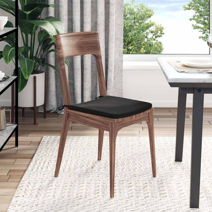 Cuscini per Seduta 4 pcs Nero 40 x 40 x 3 cm Velluto | homemem39