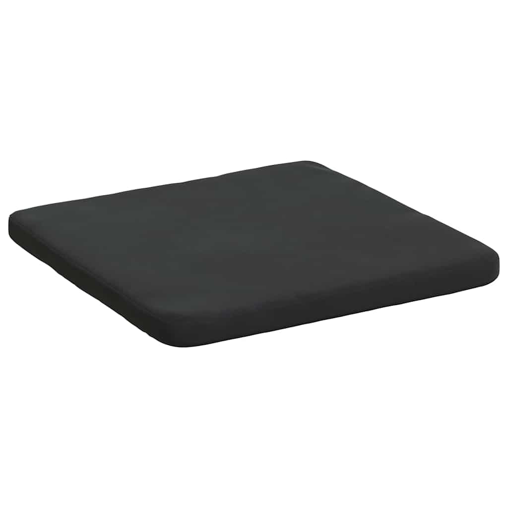 Cuscini per Seduta 4 pcs Nero 40 x 40 x 3 cm Velluto | homemem39