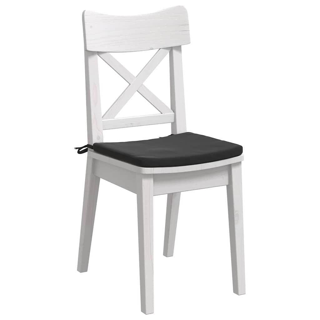 Cuscini per Seduta 4 pcs Nero 40 x 40 x 3 cm Velluto | homemem39