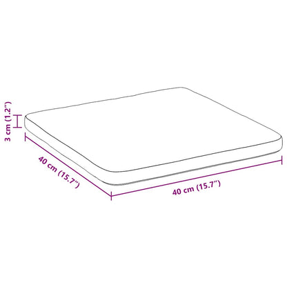Cuscini per Seduta 4 pcs Nero 40 x 40 x 3 cm Velluto | homemem39