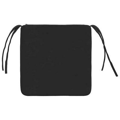 Cuscini per Seduta 4 pcs Nero 40 x 40 x 3 cm Velluto | homemem39