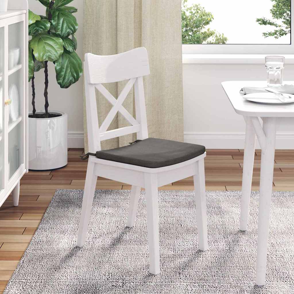 Cuscini per Seduta 4 pcs Grigio chiaro 40 x 40 x 3 cm