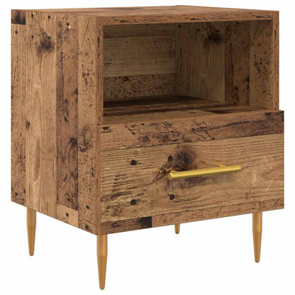 Comodino con cassetto 2 pcs Legno vecchio 40 x 35 x 47,5 cm | homemem39