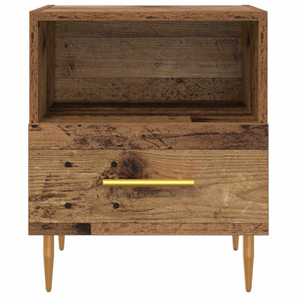 Comodino con cassetto 2 pcs Legno vecchio 40 x 35 x 47,5 cm | homemem39