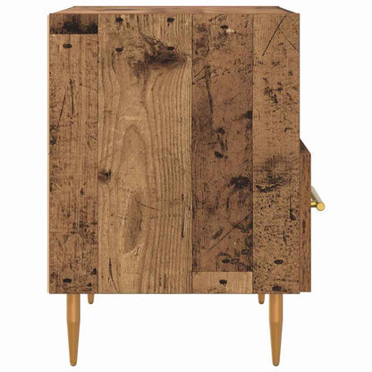 Comodino con cassetto 2 pcs Legno vecchio 40 x 35 x 47,5 cm | homemem39