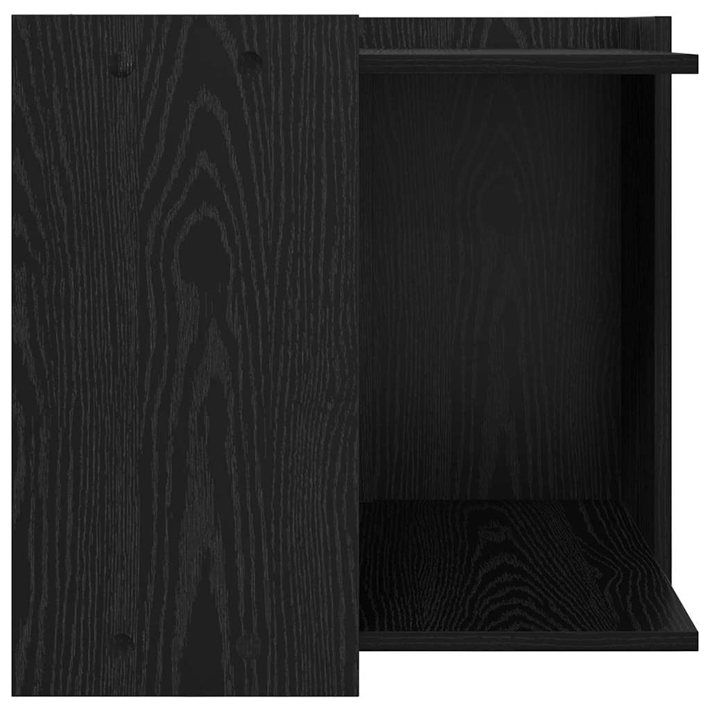 Rifugio per lettiera per gatti Rovere nero 53 x 53 x 51 cm | homemem39