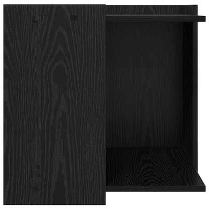 Rifugio per lettiera per gatti Rovere nero 53 x 53 x 51 cm | homemem39