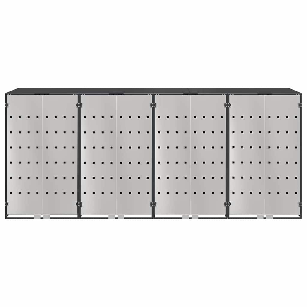 Contenitore per Rifiuti per 3 Bidoni Antracite