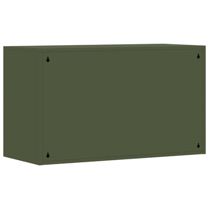 Armadio a muro per garage Oliver verde 90 x 40 x 53 cm | homemem39