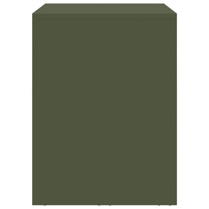Armadio a muro per garage Oliver verde 90 x 40 x 53 cm | homemem39