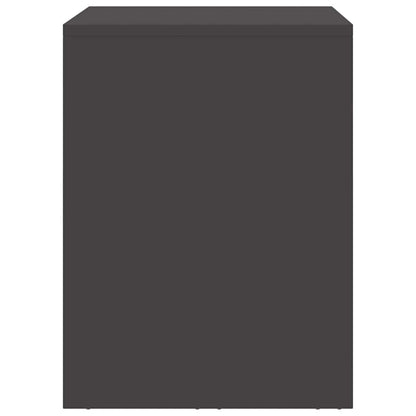 Armadio a muro per garage Nero 80 x 40 x 53 cm | homemem39