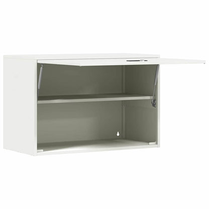 Armadio a muro per garage Bianco 80 x 40 x 53 cm | homemem39