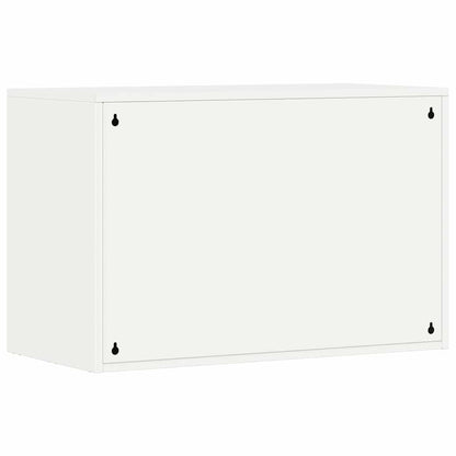 Armadio a muro per garage Bianco 80 x 40 x 53 cm