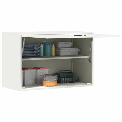 Armadio a muro per garage Bianco 80 x 40 x 53 cm | homemem39