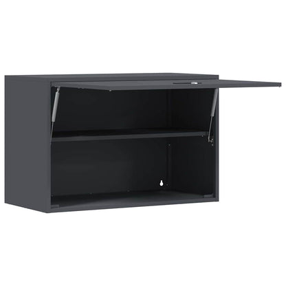 Armadio a muro per garage Antracite 80 x 40 x 53 cm | homemem39