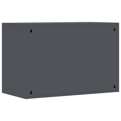 Armadio a muro per garage Antracite 80 x 40 x 53 cm