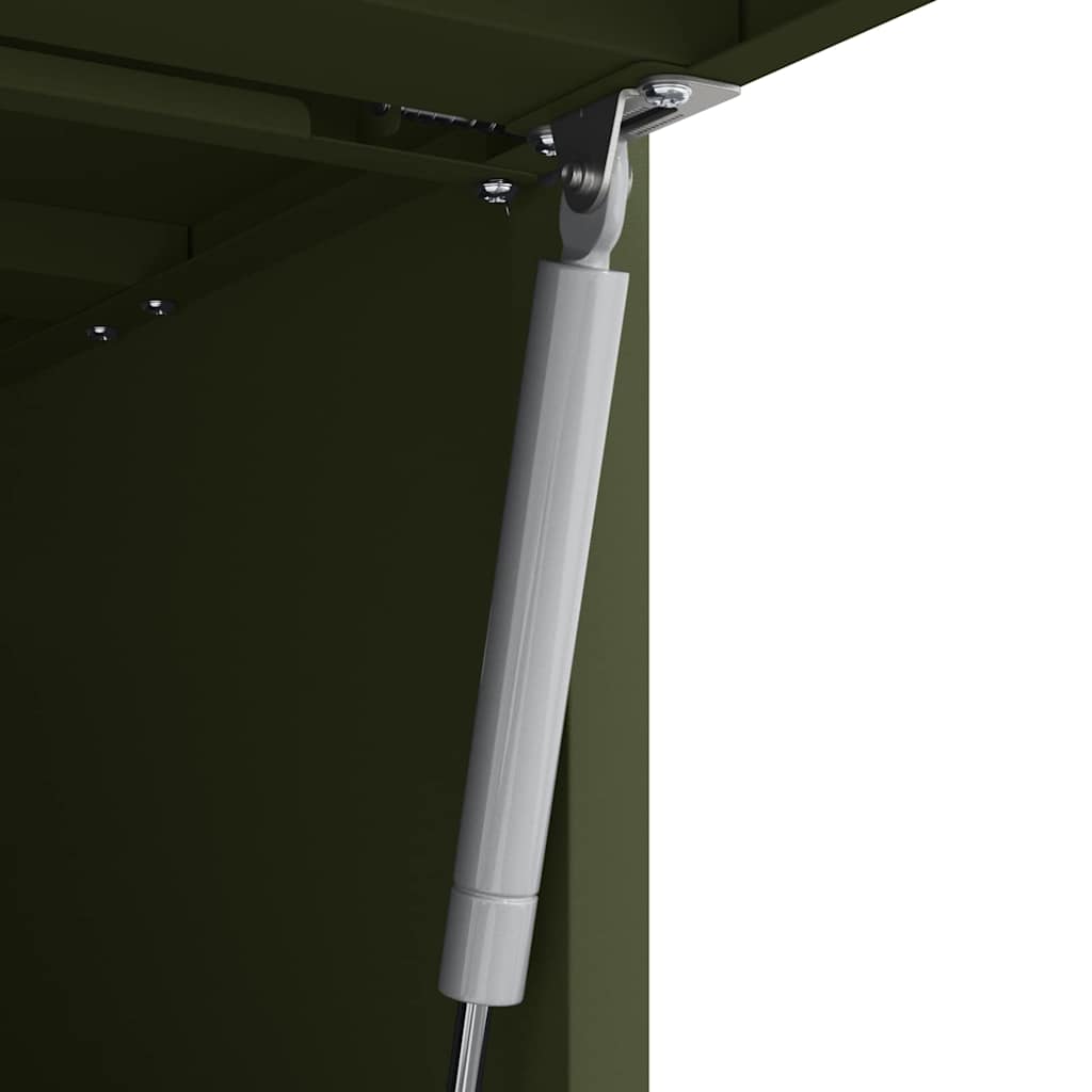 Armadio a muro per garage Oliver verde 80 x 40 x 53 cm | homemem39